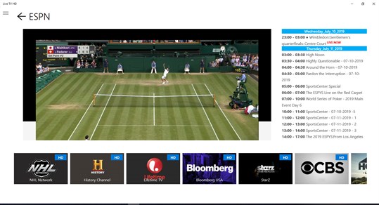 Live TV Ultimated screenshot