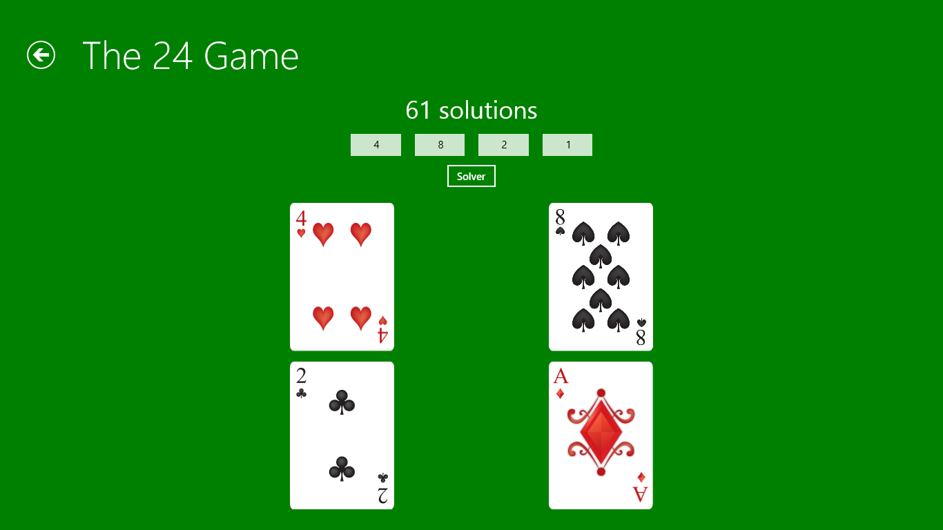 The 24 Game For Windows 10