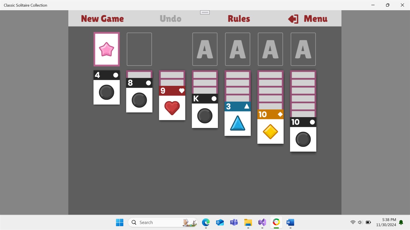 #3. Classic Solitaire Collection (Windows) 由: App Monster