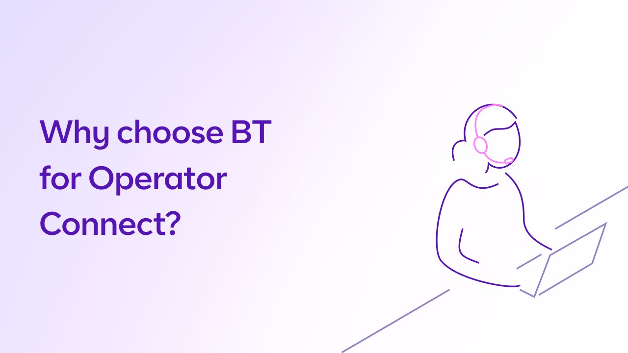 Snapshot 1 of Operator Connect for Microsoft Teams with BT