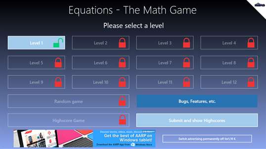 Gleichungen - Das Mathe-Spiel screenshot 1