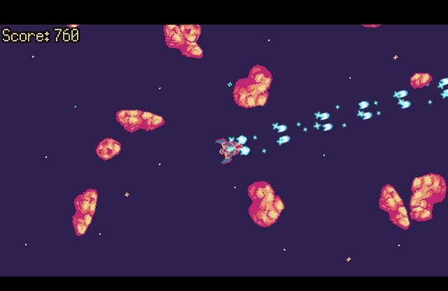 Neon Asteroids screenshot 2