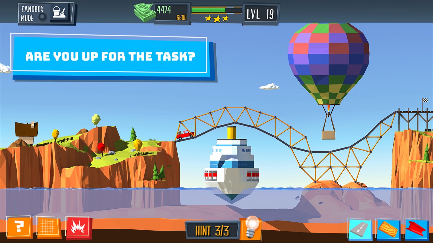 #8. Build a Bridge! (Windows) By: BoomBit