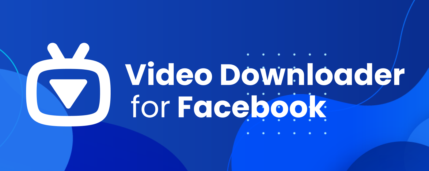 Video Downloader for FaceBook marquee promo image