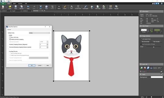 DrawPad Graphic Design Editor Free screenshot