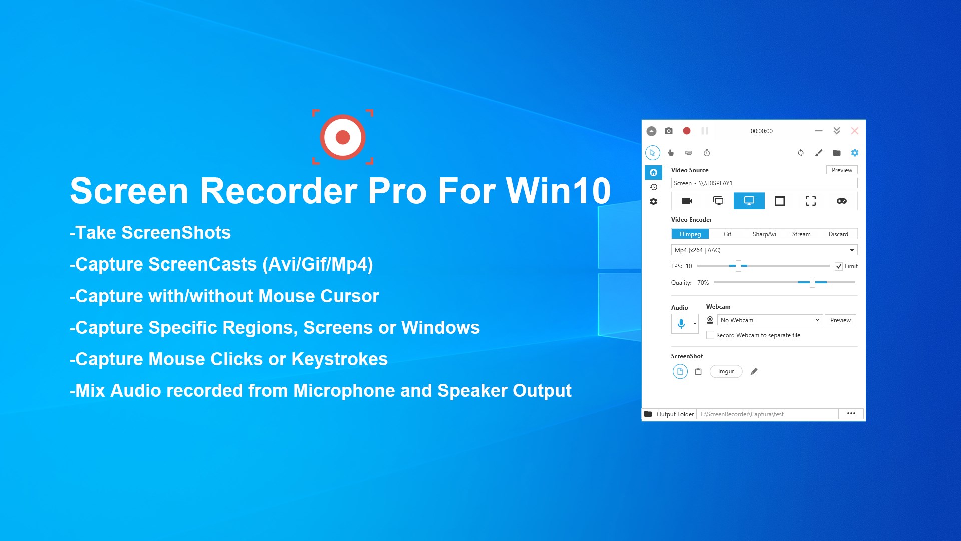 Get Screen Recorder Pro For Win10 Microsoft Store - how to record roblox with voice on windows 10