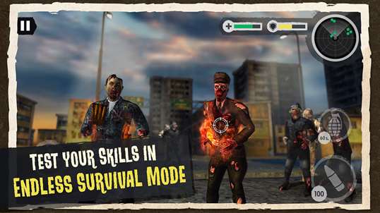 Zombie Combat: Trigger Duty Call 3D FPS Shooter screenshot 2