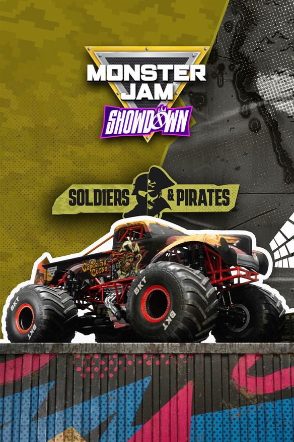 Monster Jam Showdown - Soldiers & Pirates Xbox Series X|S and Xbox One cover art