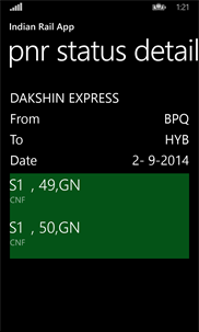 Indian Rail App screenshot 3