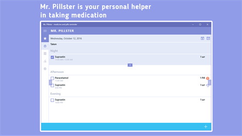 Mr. Pillster - pill reminder & medication tracker Screenshots 1