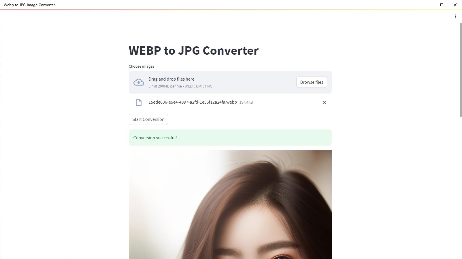 Webp to JPG Image Converter UI shots 3