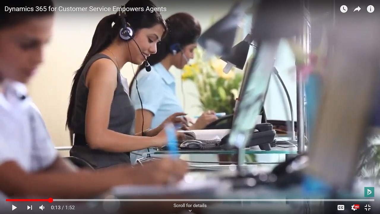 Snapshot 1 of Dynamics 365 for Customer Service: 1-Hr Assessment