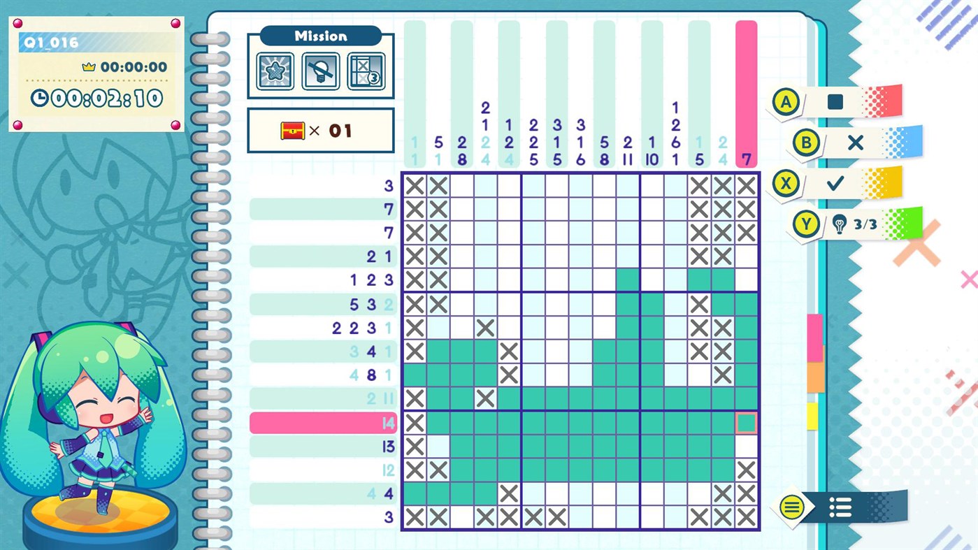 #1. Hatsune Miku Logic Paint S+ (Xbox) Podle: Crypton Future Media