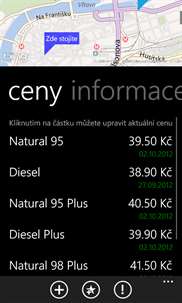 mBenzin.cz screenshot 6