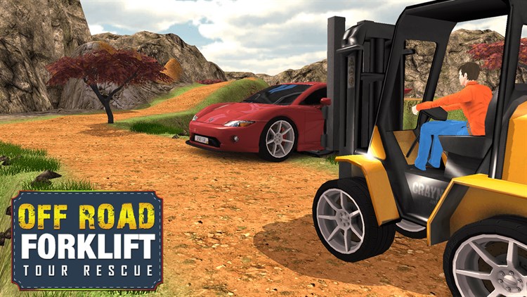 Off Road Forklift Tour Rescue - Hill Top Driving - PC - (Windows)
