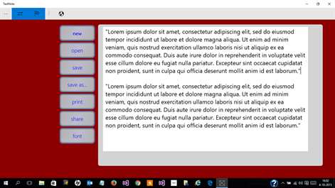 WordPad TextNote Screenshots 1