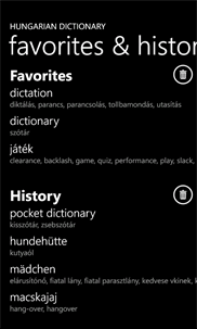 Hungarian Dictionary screenshot 3