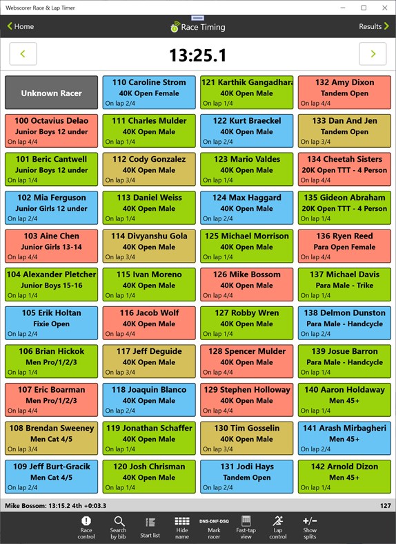 #3. Webscorer Race & Lap Timer (Windows) De: Webscorer Inc.
