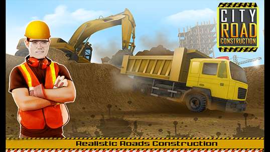 Modern City Roads Construction - Road Builder Sim screenshot 1