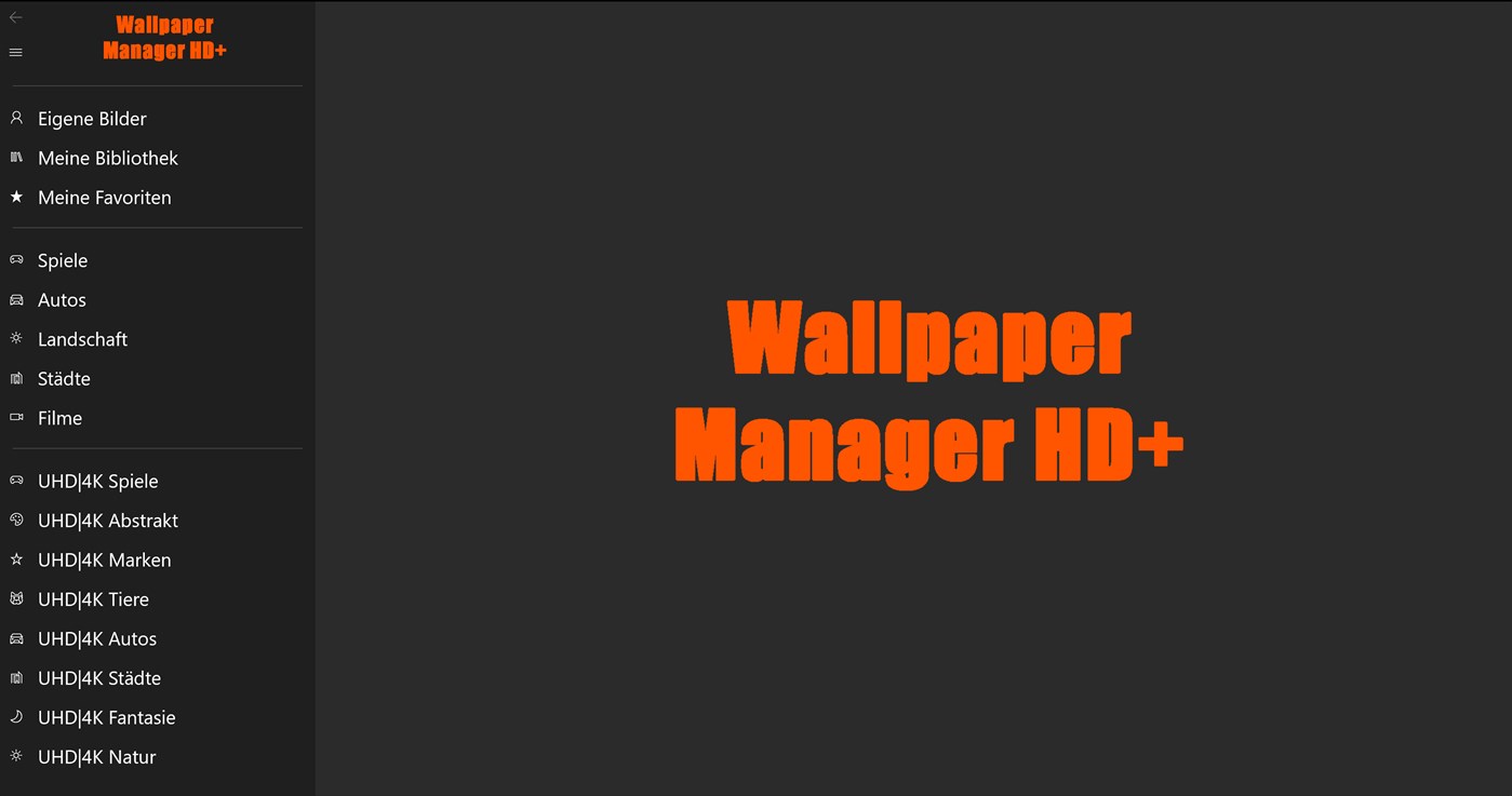 #1. Wallpaper Manager HD+ (Windows) By: GamesAndBeer