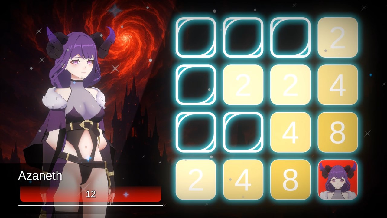 Battle Puzzle 2048 - Queens of the Abyss screenshot 8