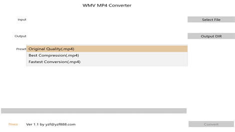 WMV MP4 Converter Screenshots 1