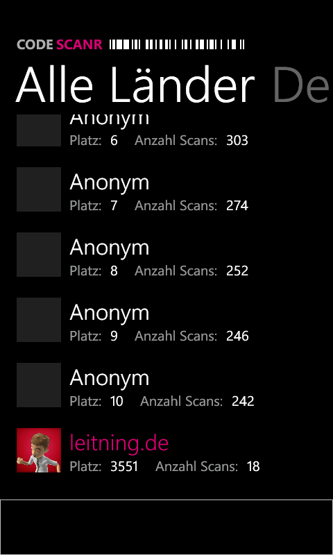 Captura de Pantalla 8 Code Scanr windows