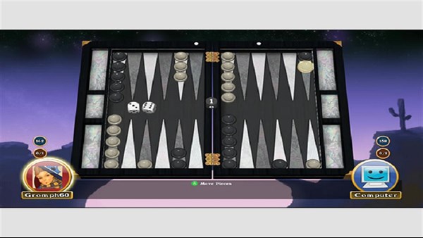 Hardwood Backgammon — 2