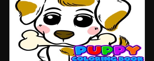 Puppy Coloring Book Game marquee promo image