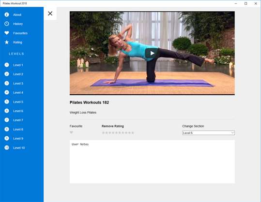 Pilates Workout 2018 screenshot 3