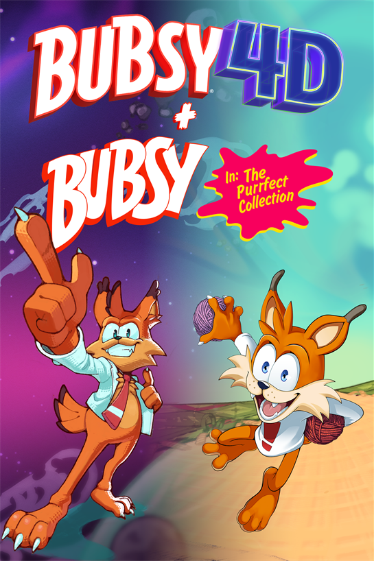 Foto en caja de Bubsy 4D + Bubsy in: The Purrfect Collection