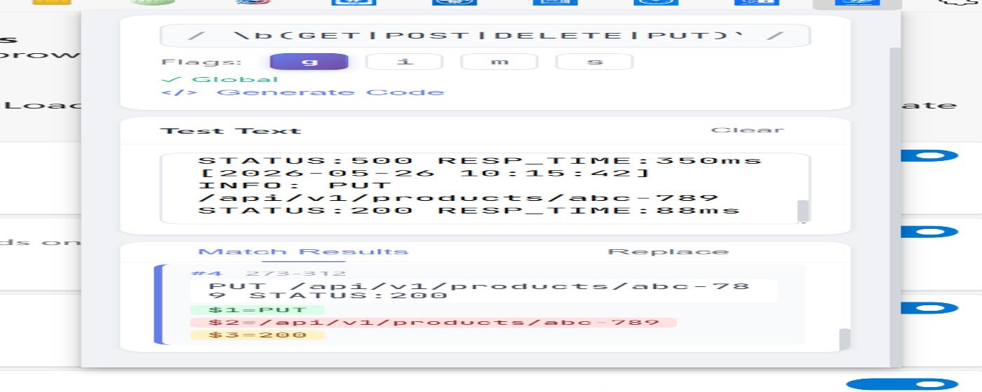 Regex Expert Tester