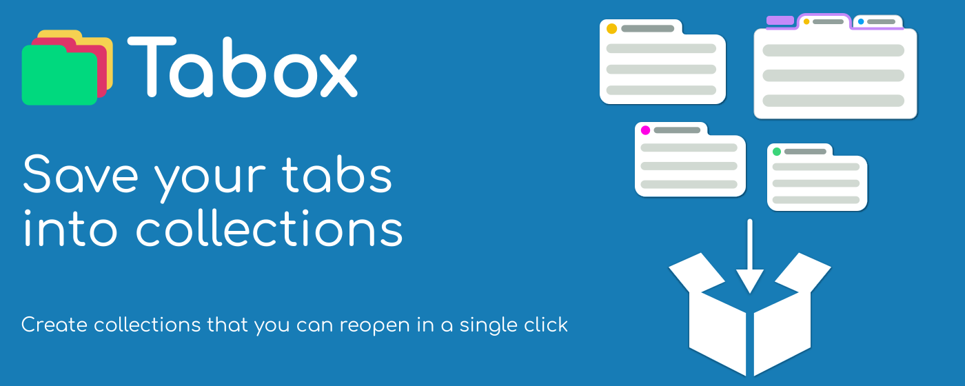 Tabox - Save and Share Tab Groups marquee promo image
