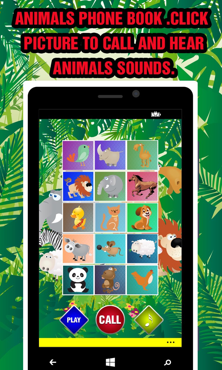 Baby Phone Game Learn Numbers & Animal Sounds for Windows 10 Mobile