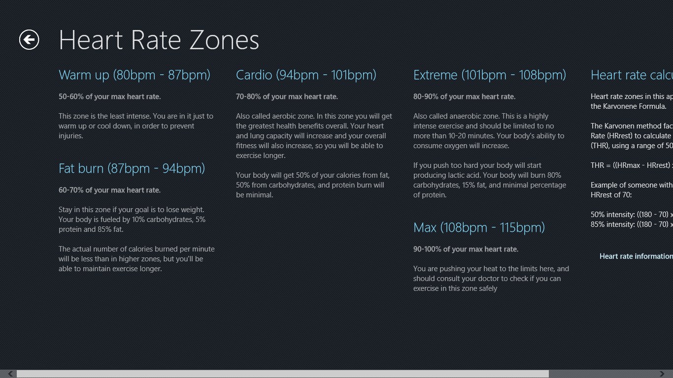 Range methods. Max Heart BPM. Azumio. Rate your stay.