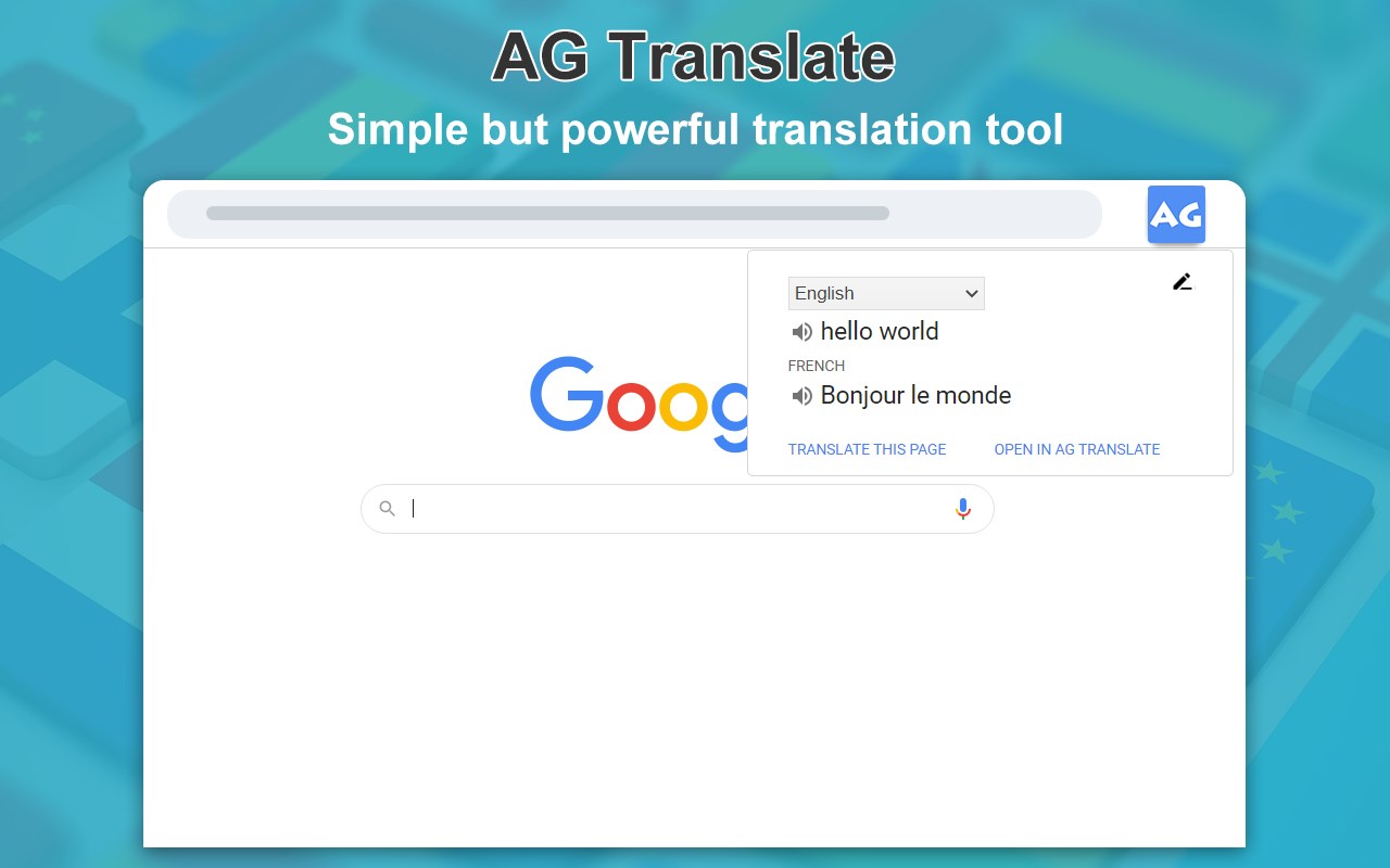 AG Translate