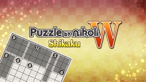 Puzzle by Nikoli W Shikaku