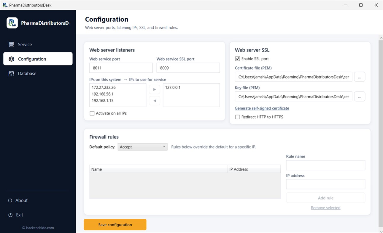 #8. PharmaDistributorsDesk (Windows) By: BackendSide