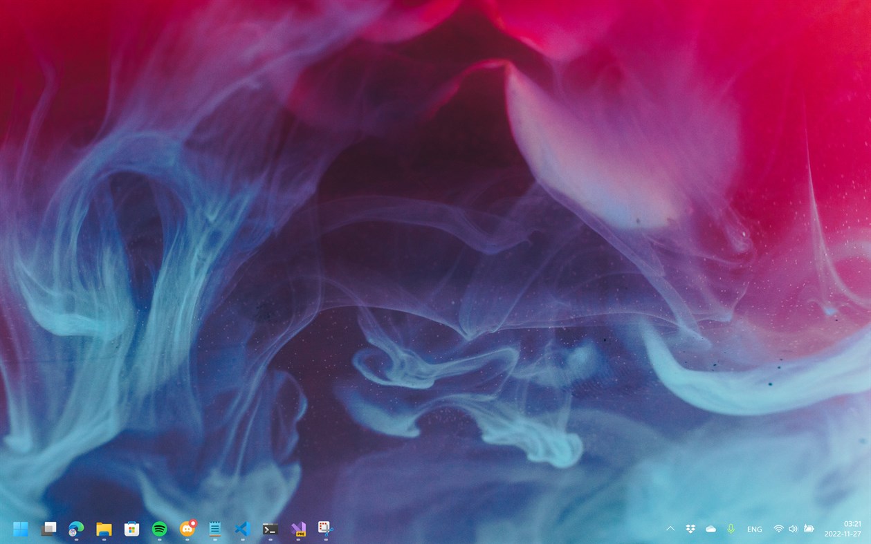 #1. TranslucentTB (Windows) โดย: Charles Milette