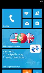 Portuguese English Dictionary+ screenshot 1