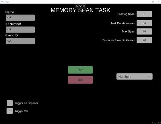 MemorySpan screenshot 1