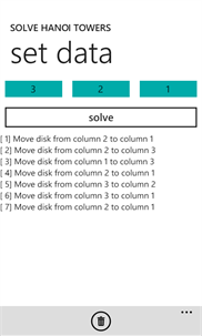 Solve Hanoi Towers screenshot 3