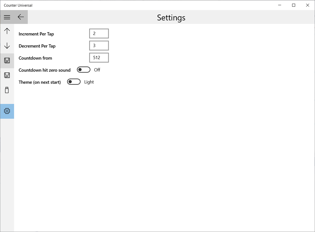 #3. Counter Universal (Windows) De: Simple Programs
