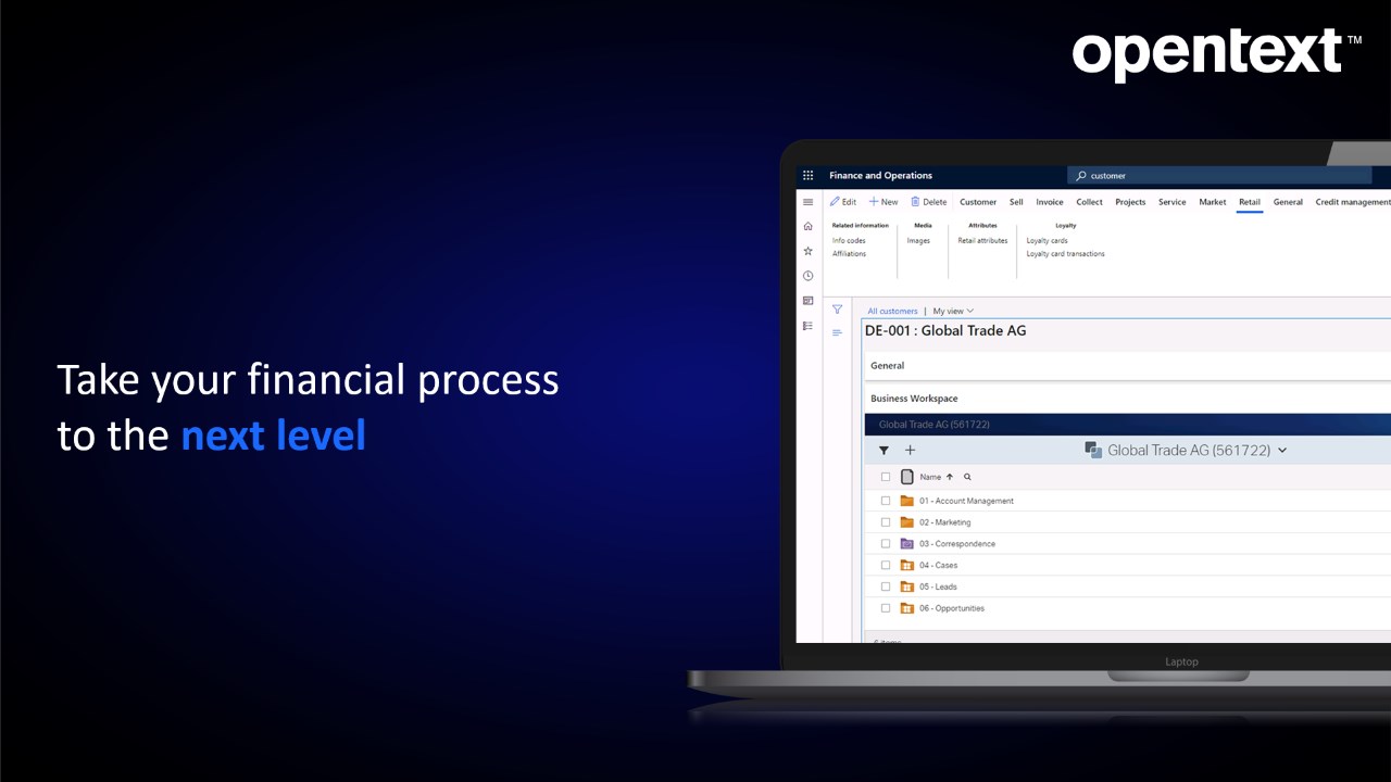 Snapshot 2 of Content Management for Microsoft® Dynamics 365 Finance and Operations