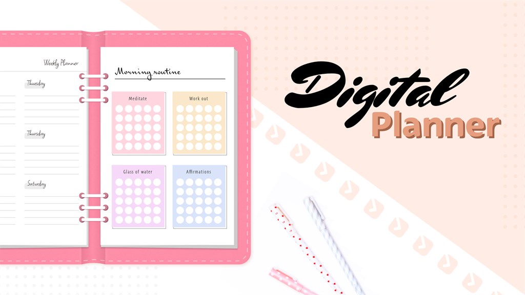 Digital Planner - Creative Agenda & Organizer - Microsoft Apps