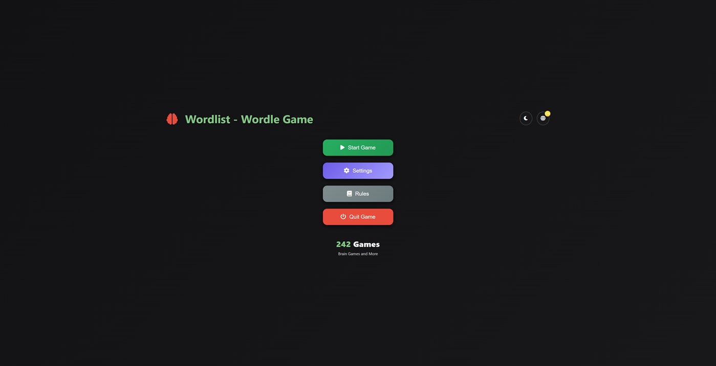 #2. Wordlist - Wordle Game (Windows) 由: 242 games