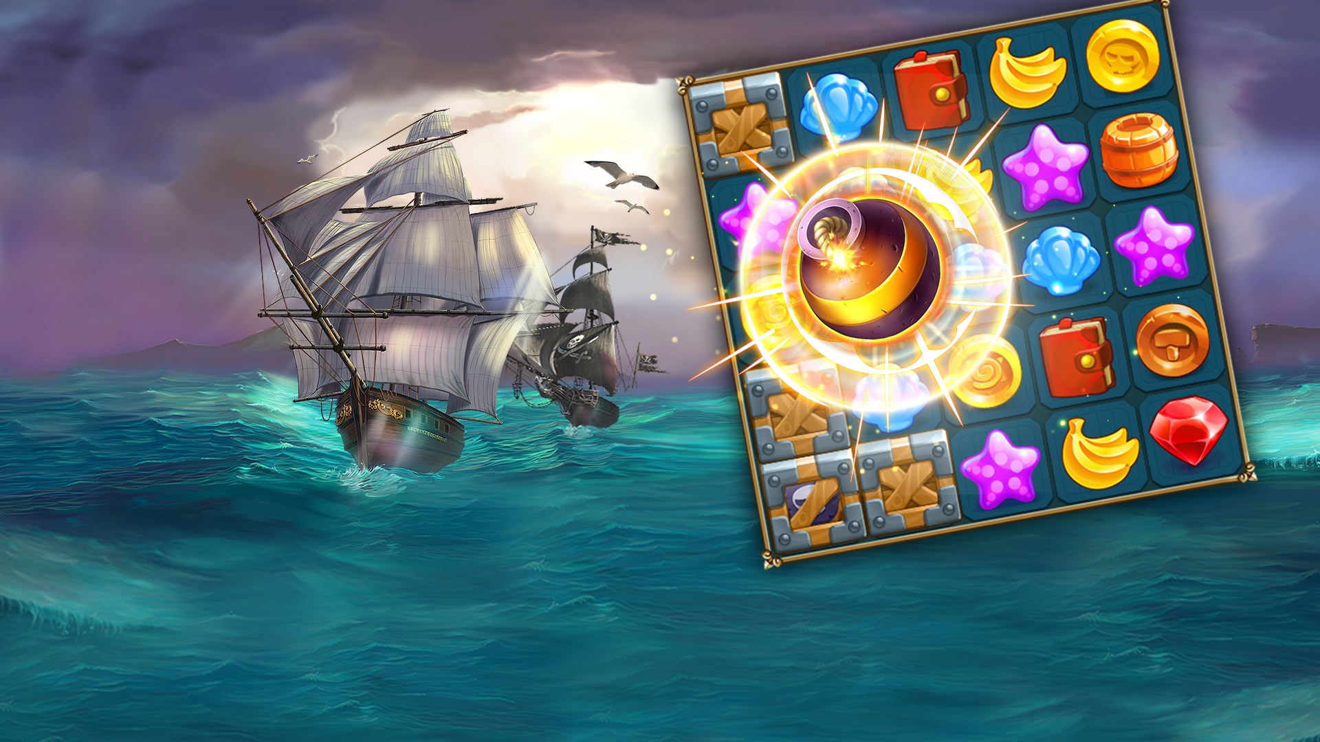 Get The Hidden Treasure Find Hidden Objects Match 3 Microsoft Store En Gb