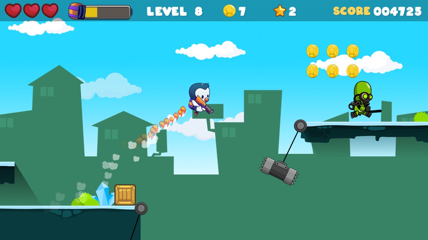 #1. The Super Penguboy (Windows 10) (Windows) Bởi: JM Neto Game Dev
