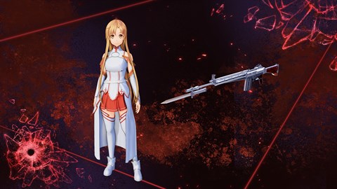 SWORD ART ONLINE: FATAL BULLET SAO ASUNA COSTUME & SILVER GUN