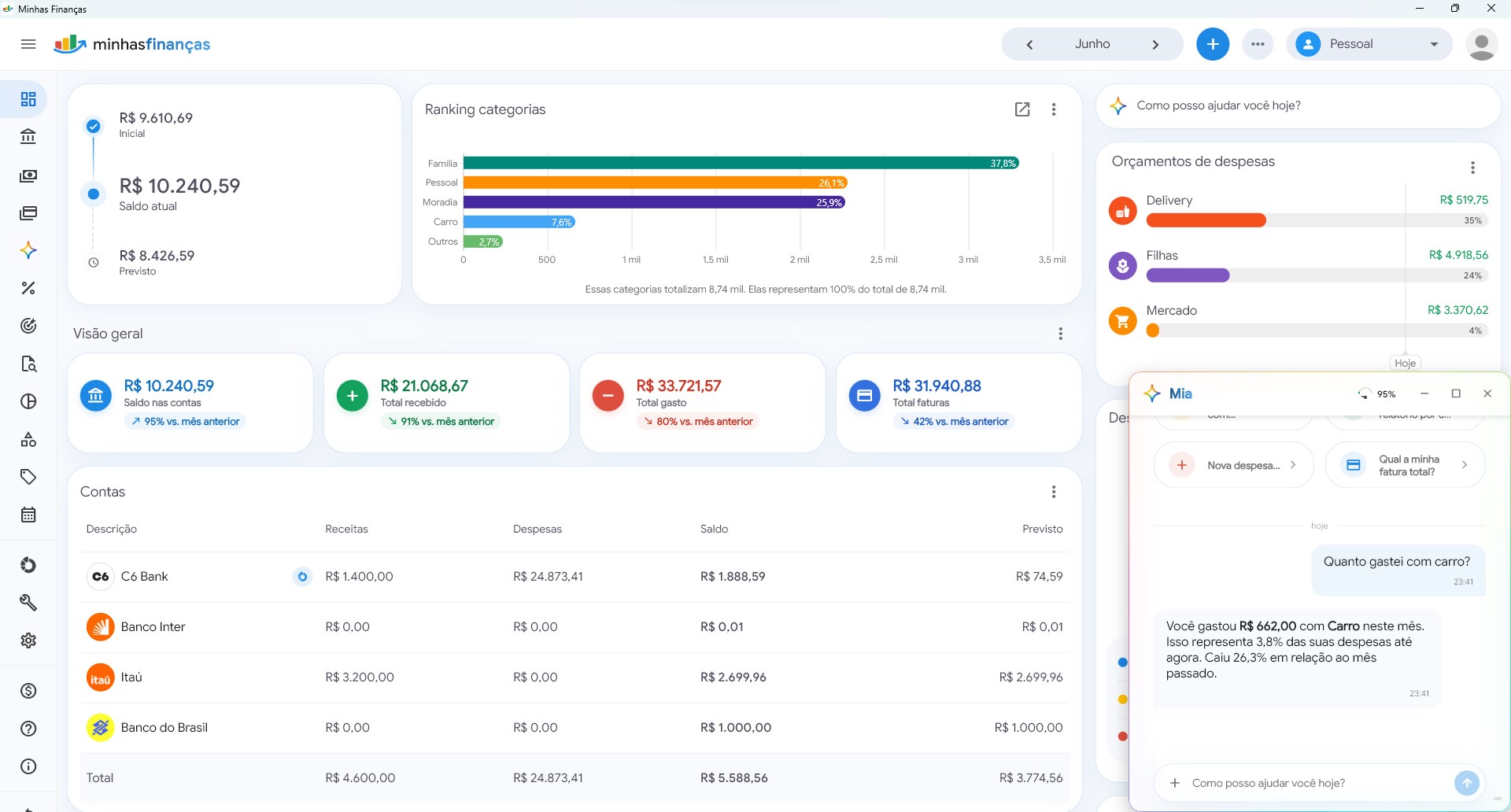 Minhas Finanças - Controle Financeiro Pessoal screenshot